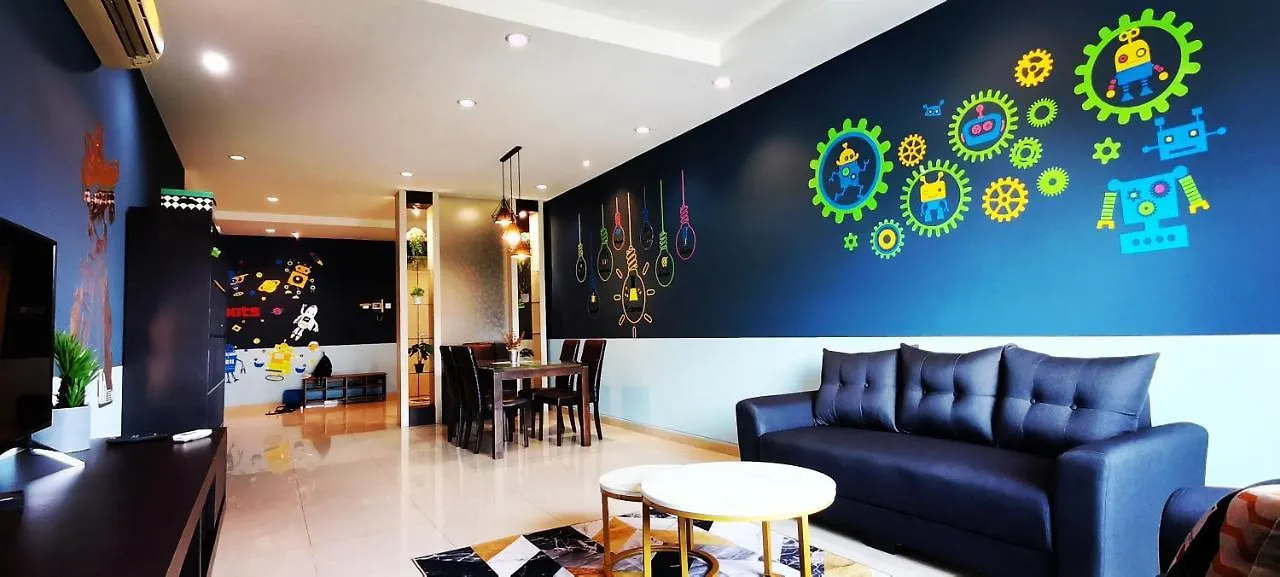 Klcc Amazing Robots Homestay 4Bedrooms Kuala Lumpur